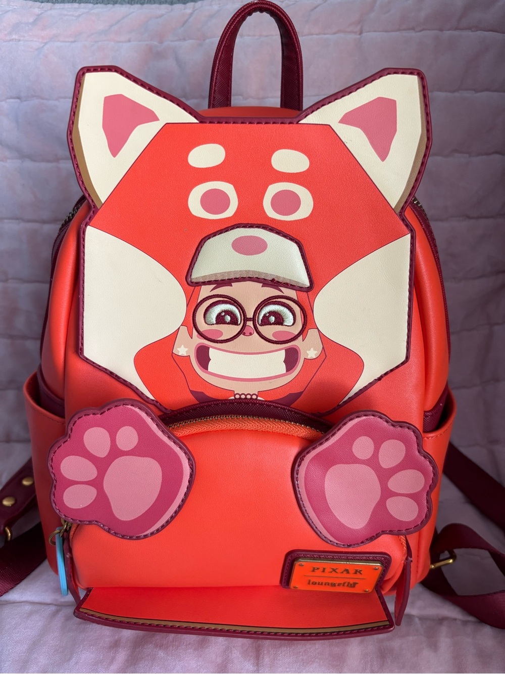 Loungefly Disney Pixar Turning Red Panda Costume Mei Mini Backpack
